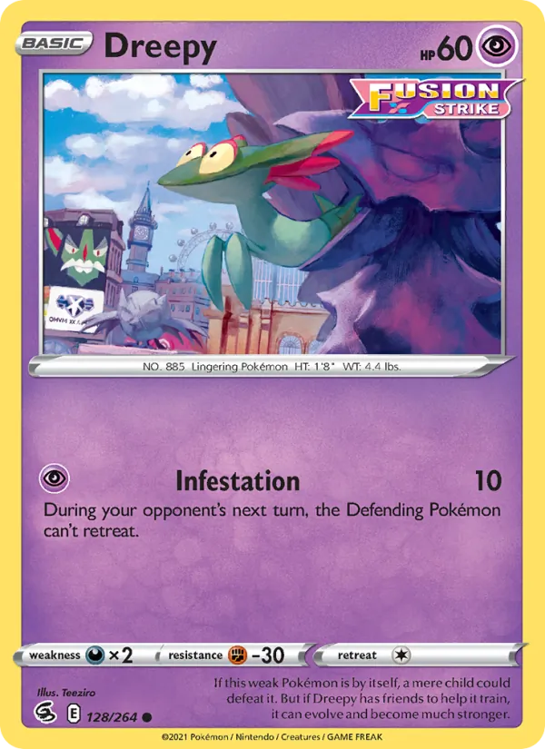 Dreepy #128 – Fusion Strike card