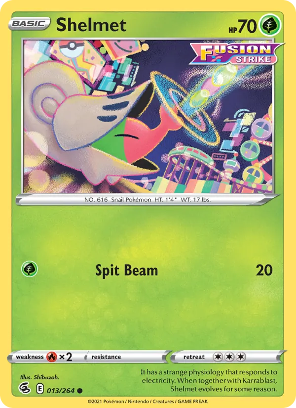 Shelmet #13 – Fusion Strike card