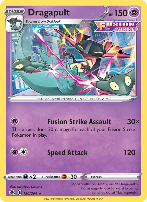 Dragapult #130 – Fusion Strike card