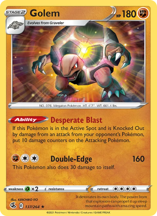 Golem #137 – Fusion Strike card