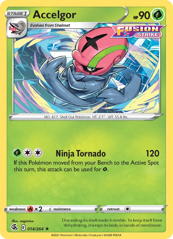 Accelgor #14 – Fusion Strike card