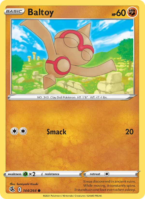 Baltoy #144 – Fusion Strike card