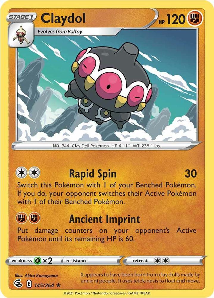 Claydol #145 – Fusion Strike card