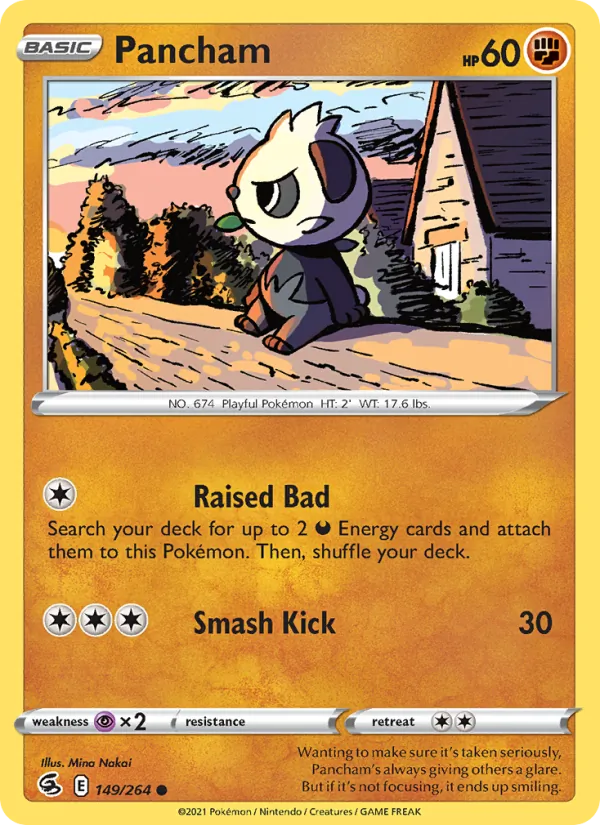 Pancham #149 – Fusion Strike card