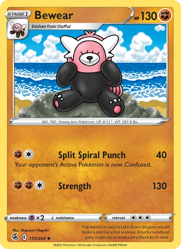 Bewear #151 – Fusion Strike card