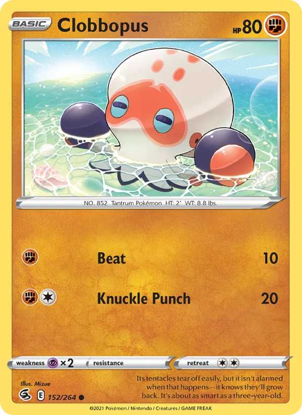 Clobbopus #152 – Fusion Strike card