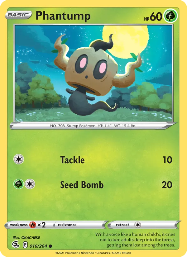 Phantump #16 – Fusion Strike card