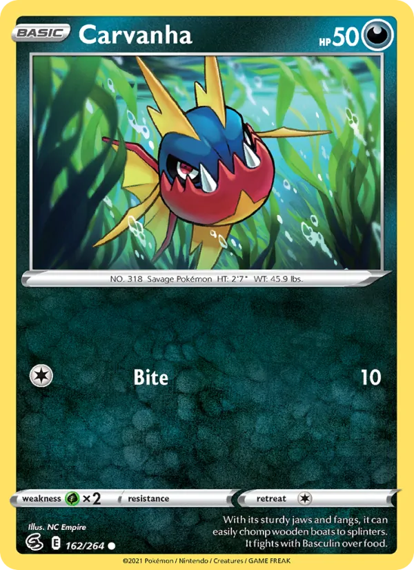 Carvanha #162 – Fusion Strike card