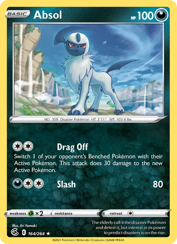 Absol #164 – Fusion Strike card