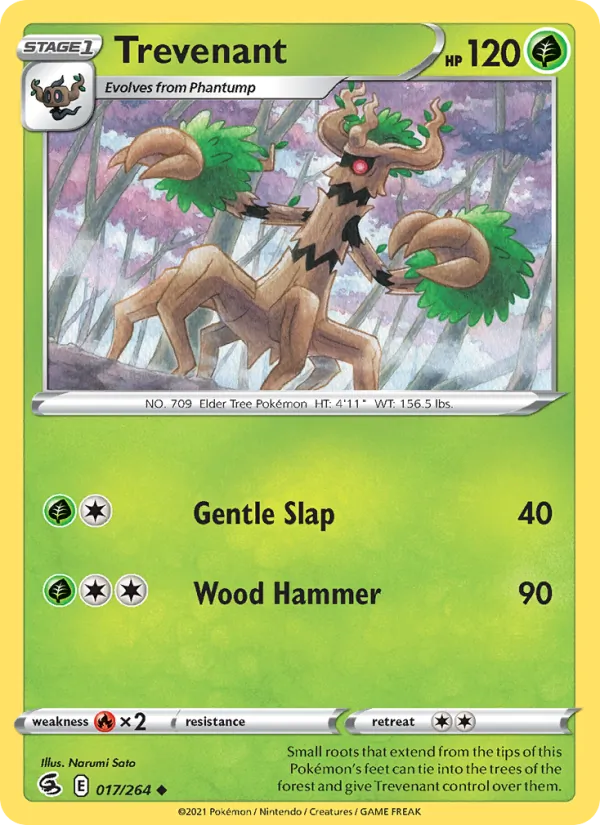 Trevenant #17 – Fusion Strike card