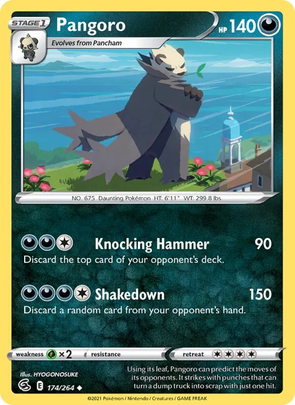 Pangoro #174 – Fusion Strike card