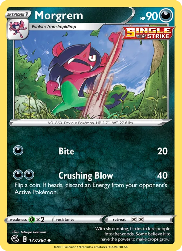 Morgrem #177 – Fusion Strike card