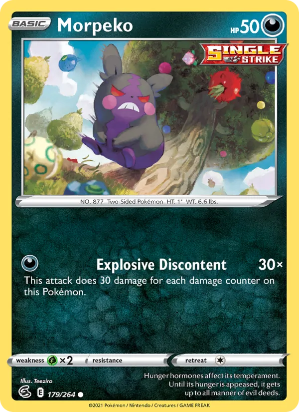 Morpeko #179 – Fusion Strike card