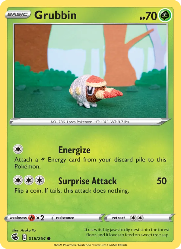 Grubbin #18 – Fusion Strike card