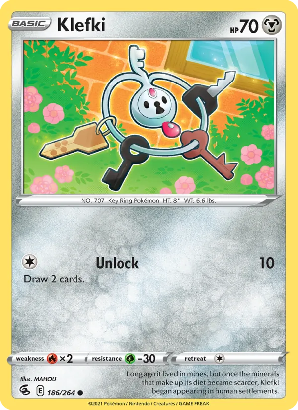Klefki #186 – Fusion Strike card
