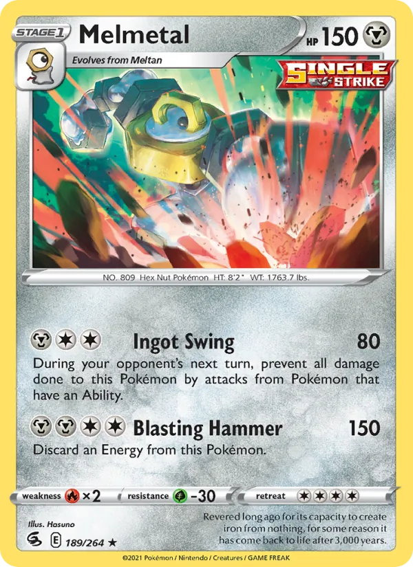 Melmetal #189 – Fusion Strike card