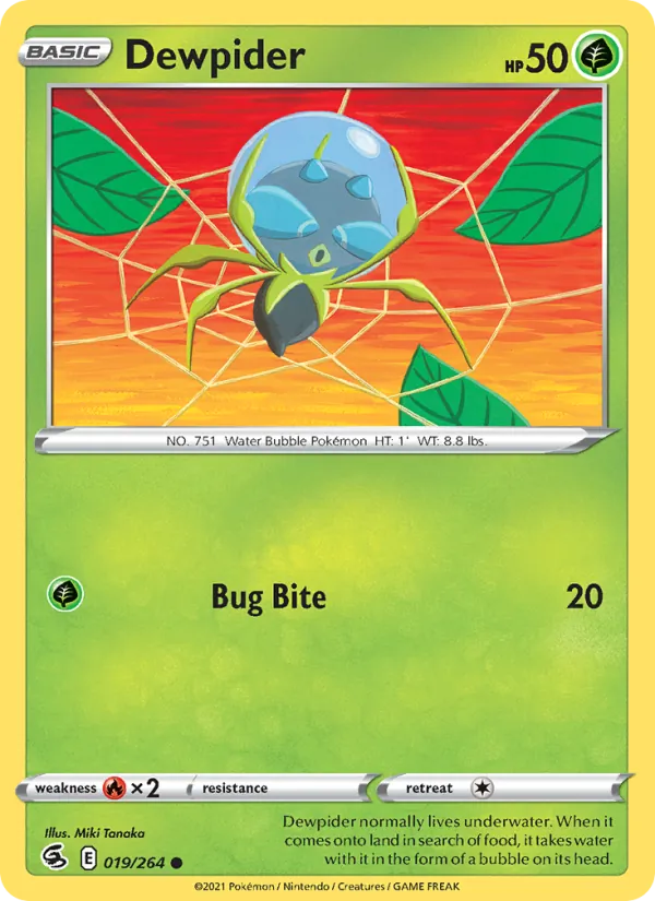 Dewpider #19 – Fusion Strike card