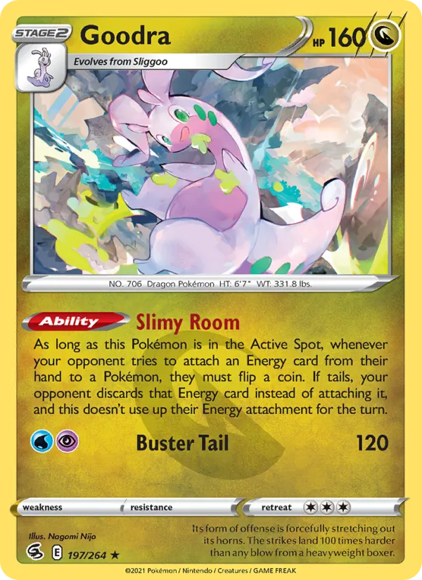 Goodra #197 – Fusion Strike card
