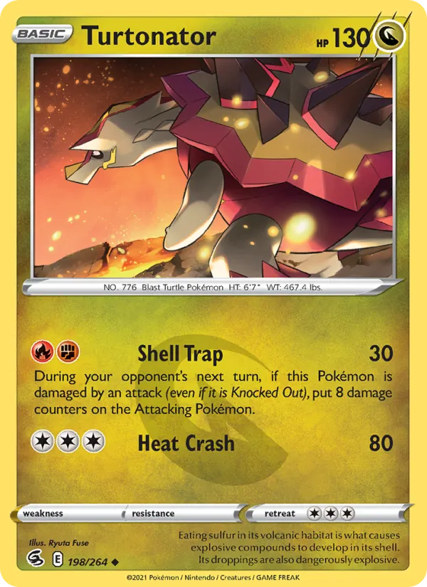 Turtonator #198 – Fusion Strike card