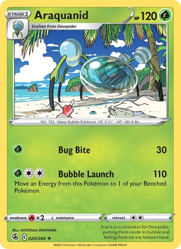 Araquanid #20 – Fusion Strike card