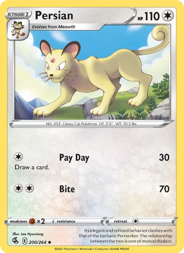 Persian #200 – Fusion Strike card
