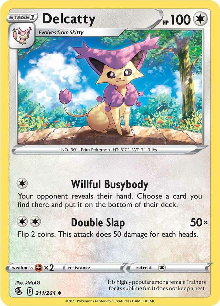 Delcatty #211 – Fusion Strike card