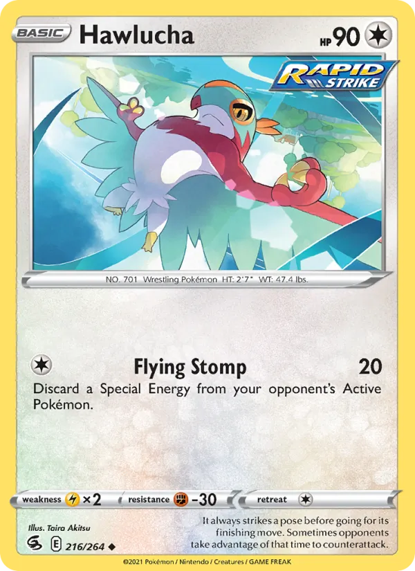 Hawlucha #216 – Fusion Strike card