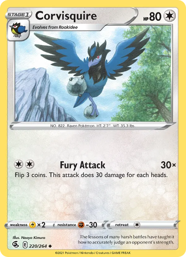Corvisquire #220 – Fusion Strike card