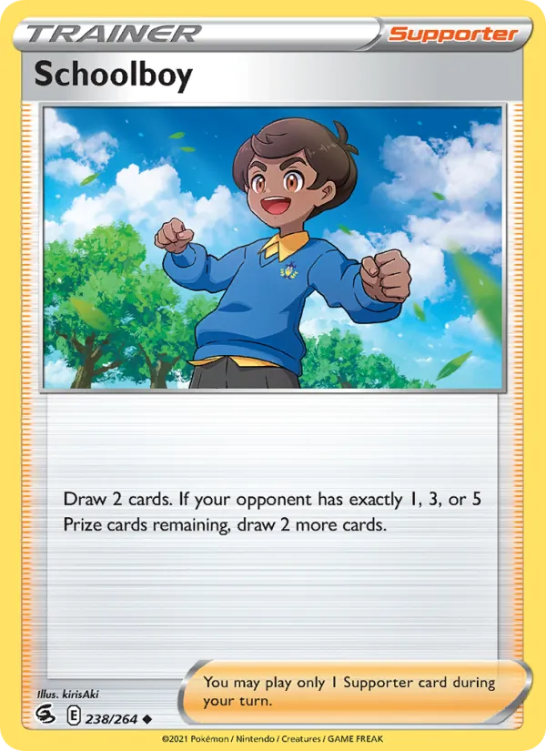 Schoolboy #238 – Fusion Strike card