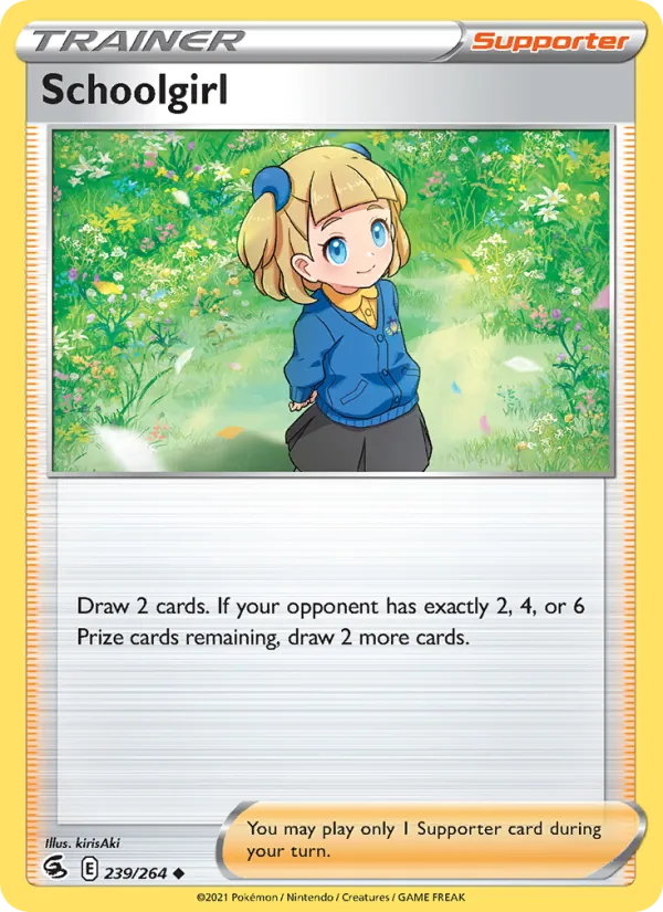 Schoolgirl #239 – Fusion Strike card