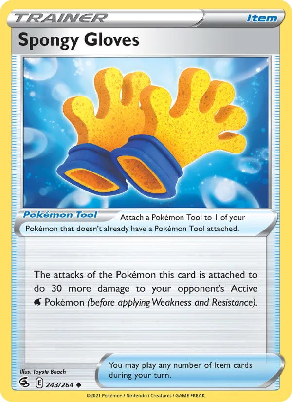 Spongy Gloves #243 – Fusion Strike card