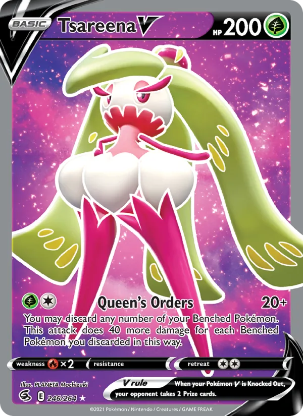 Tsareena V #246 – Fusion Strike card