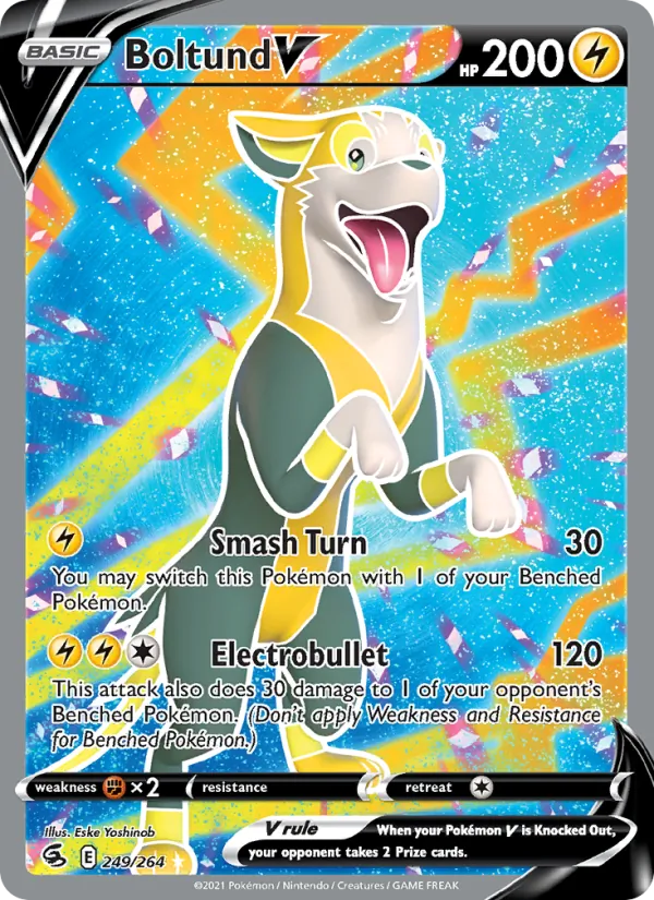 Boltund V #249 – Fusion Strike card