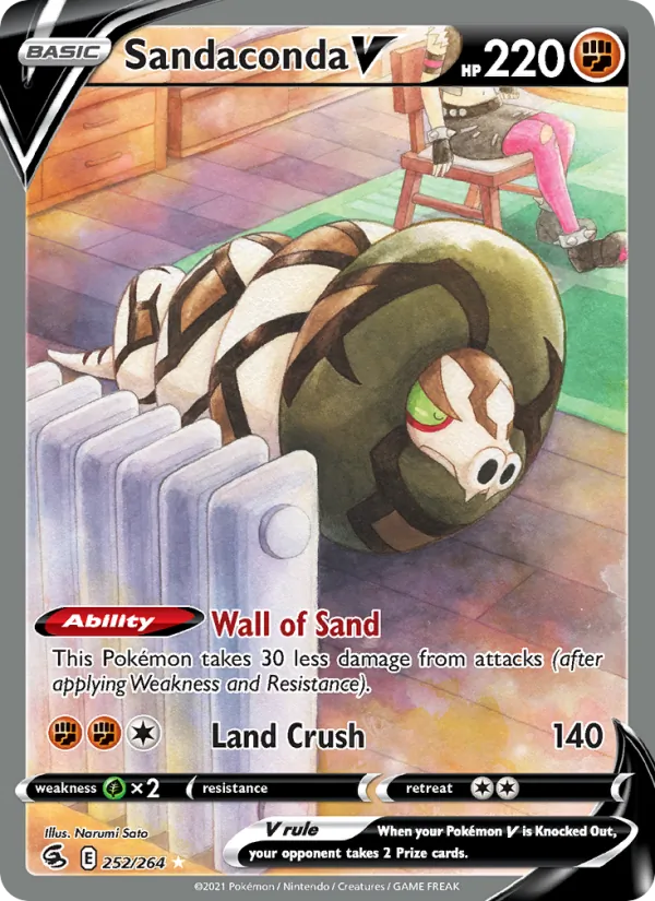 Sandaconda V #252 – Fusion Strike card