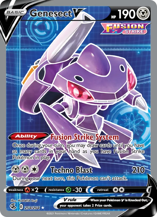 Genesect V #254 – Fusion Strike card