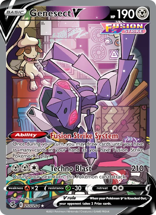 Genesect V #255 – Fusion Strike card