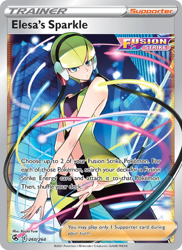 Elesa's Sparkle #260 – Fusion Strike card