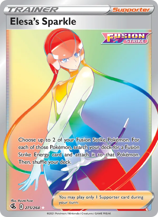 Elesa's Sparkle #275 – Fusion Strike card