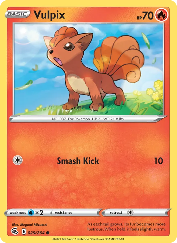 Vulpix #29 – Fusion Strike card