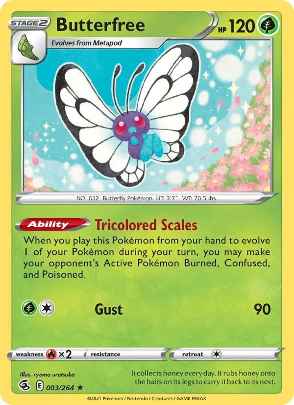 Butterfree #3 – Fusion Strike card