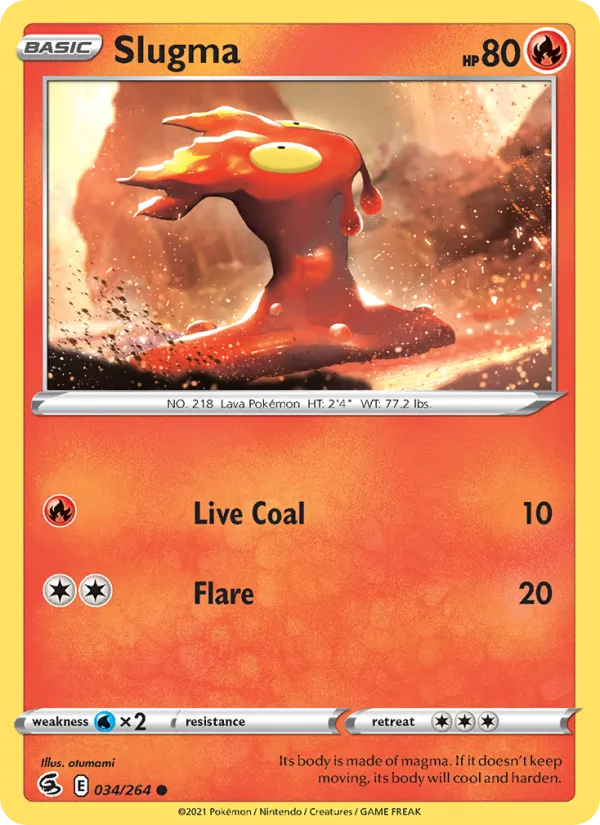 Slugma #34 – Fusion Strike card