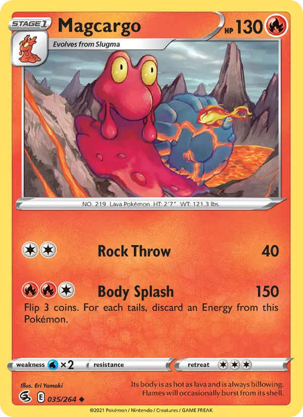 Magcargo #35 – Fusion Strike card