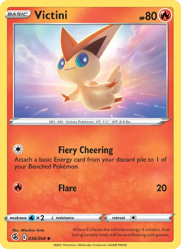 Victini #36 – Fusion Strike card