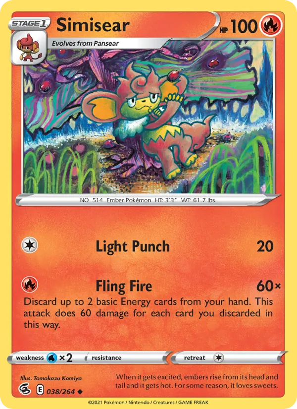 Simisear #38 – Fusion Strike card