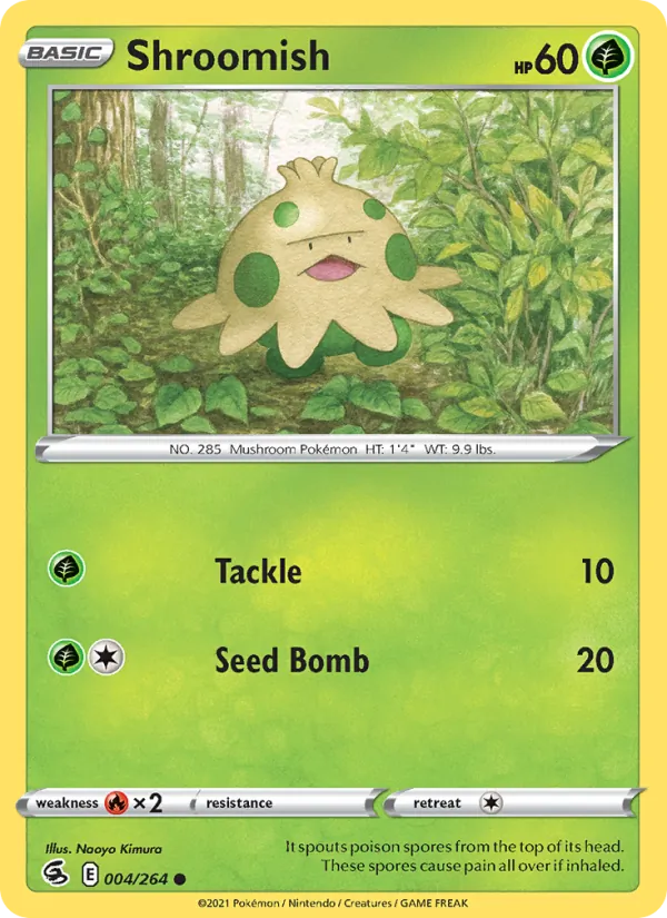 Shroomish #4 – Fusion Strike card