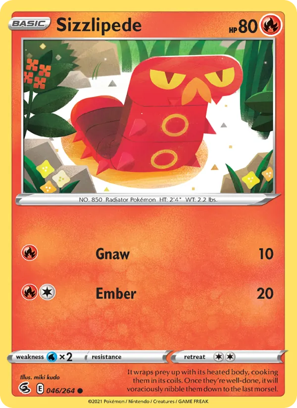 Sizzlipede #46 – Fusion Strike card