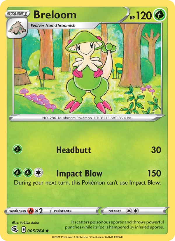 Breloom #5 – Fusion Strike card