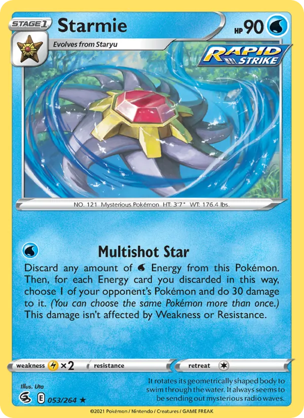 Starmie #53 – Fusion Strike card