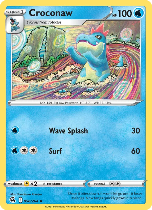 Croconaw #56 – Fusion Strike card