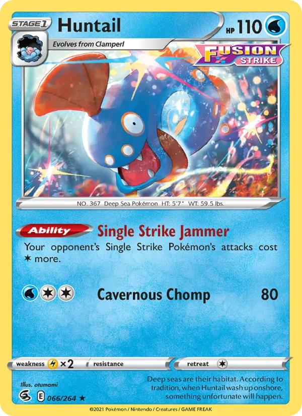 Huntail #66 – Fusion Strike card